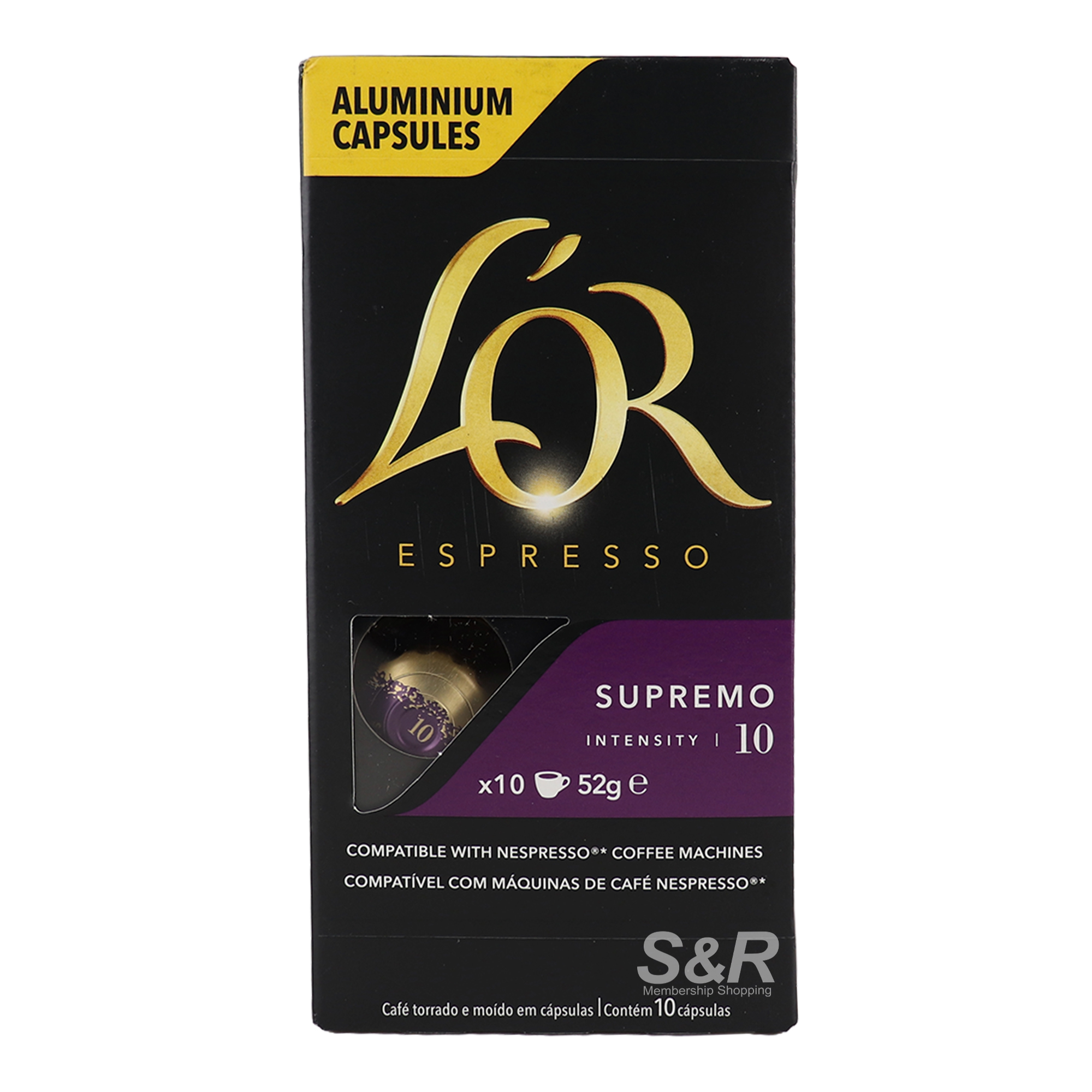 LOR Espresso Supremo Capsules 10pcs x 5.2g